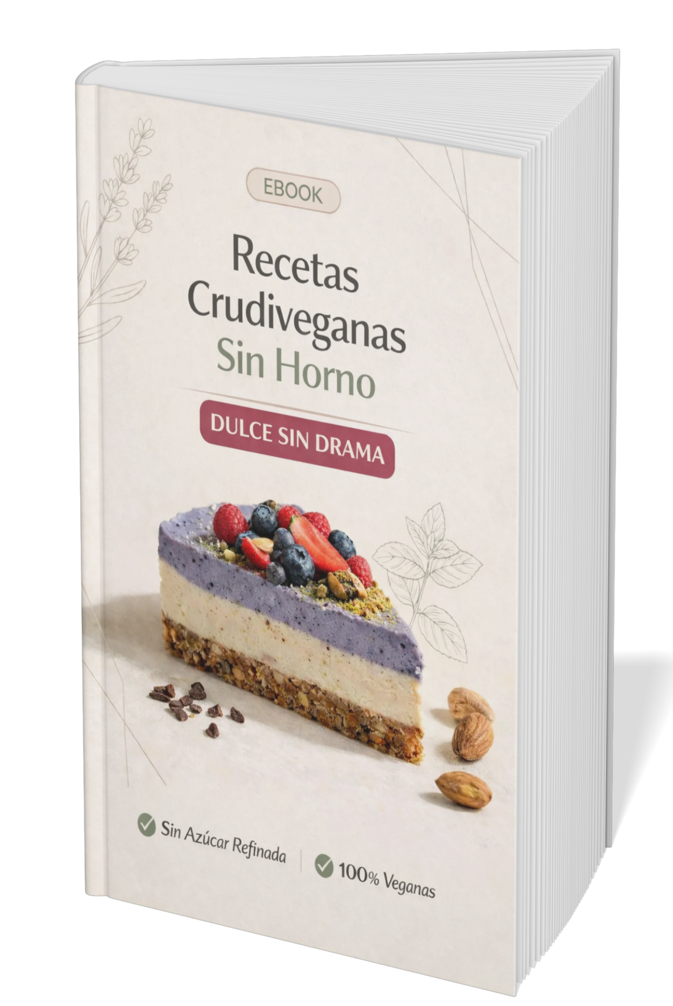 Dulce sin Drama — Postres Veganos sin horno, sin gluten y sin azúcar refinada
